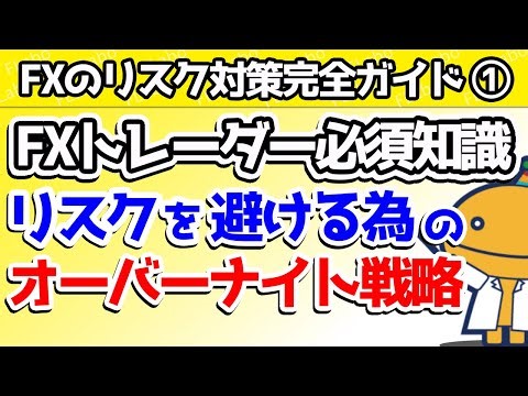 FXのリスク対策完全ガイド①：オーバーナイト5つのポジション戦略《前編》-#3【FX見える化labo】