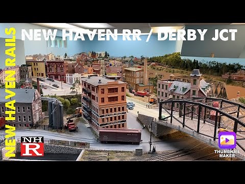 HO Scale New Haven Model Railroad Layout Tour