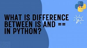 21K views · 241 reactions | What is difference between is and == in python? | Python Coding | Facebook
