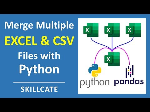 MERGE/COMBINE Multiple Excel Files (.XLSX + .CSV) into One File ⚡️ In 1 Minute ⚡️ With Python