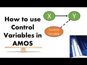 How to use Control Variables in SEM (Structural Equation Modeling)