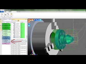 5a. Edgecam TestDrive tutorial - Machining in workflow turning
