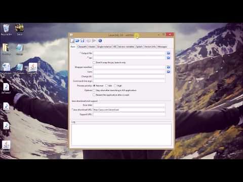 Learn how to convert java(JAR) file into exe file | launch4j