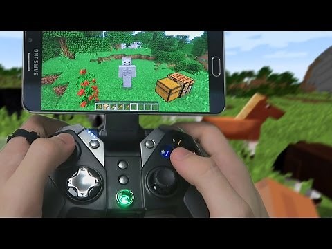 Minecraft: Pocket Edition - HOW TO USE A CONTROLLER! (Best Minecraft PE Controller / Gamesir G4s)