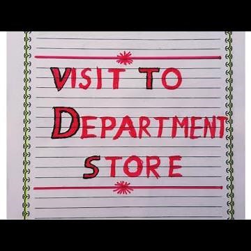 Class 11| business studies project | Visit to departmental stores