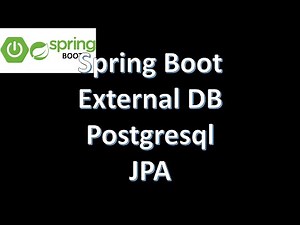 Connect external database using JPA in Spring boot | Spring boot Tutorial part 16.