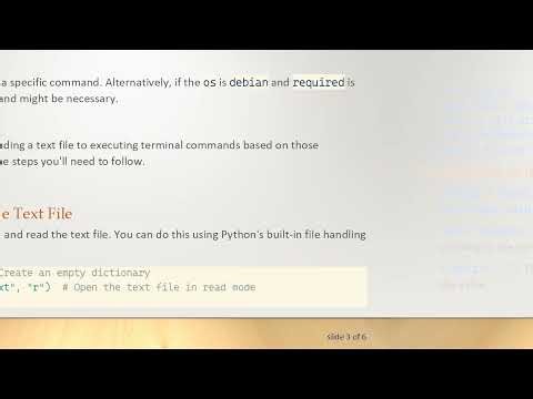 Importing Text Files into Python: A Beginner's Guide to Executing Terminal Commands