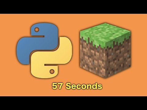 Code Minecraft With Python in 57 Seconds