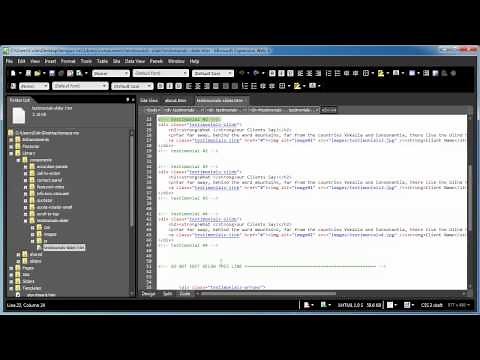 Microsoft Expression Web testimonials slider add remove slides