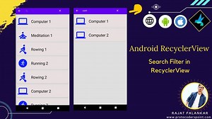 How to add Search Filter to Recyclerview - Android Recyclerview Filterable