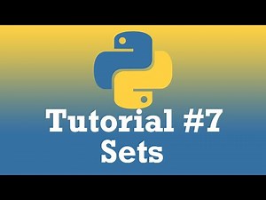 Python Tutorial #7 Sets [GERMAN/DEUTSCH]