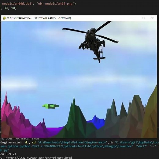 It's all coming together - Python 3D software game engine
