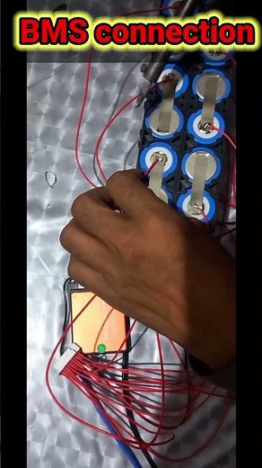 BMS connection / battery management system #electricvehicle #lithium