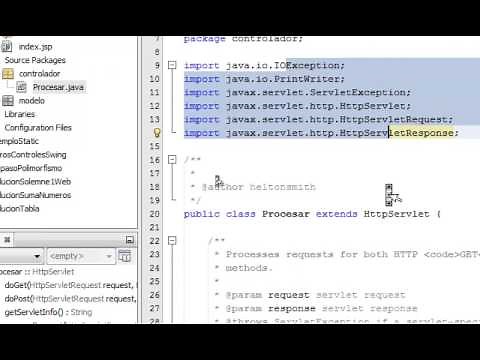 Ejemplo Basico MVC - JAVA - NetBeans
