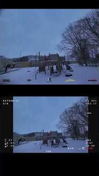 FPV Freestyle in the Snow | Playground Lines