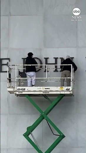 'Trump-Kennedy Center' renaming work of Kennedy Center begins