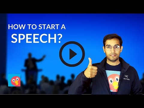 How to start a speech? The Best Techniques to Start a Speech