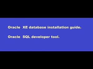 Install Oracle Database and configure Database