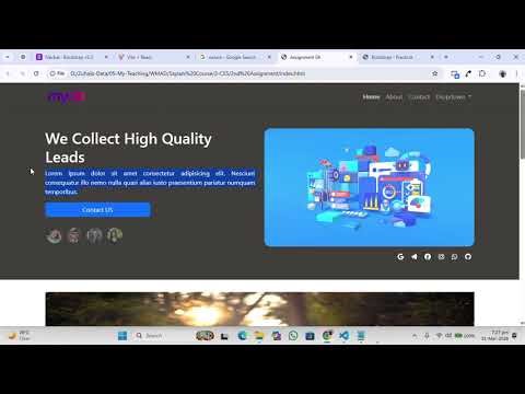 #26 - Learn Bootstrap by Building a Mini Project | Practical Guide