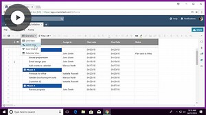 Creating & Managing Tasks in Smartsheet - Smartsheet - BEGINNER - Skillsoft