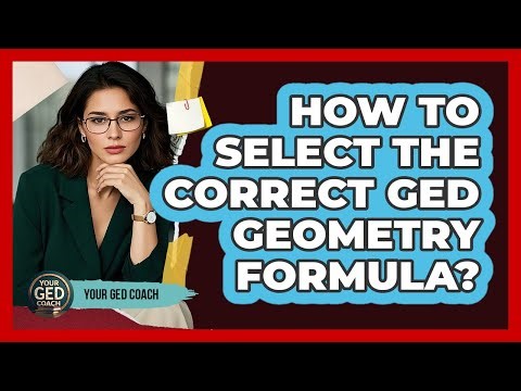 How To Select The Correct GED Geometry Formula?