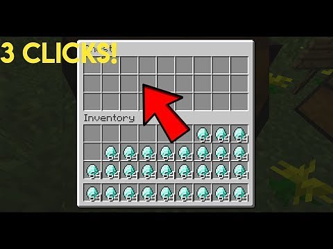 How to EFFICIENTLY MOVE ITEMS in Minecraft 1.16 [Inventory Tips]