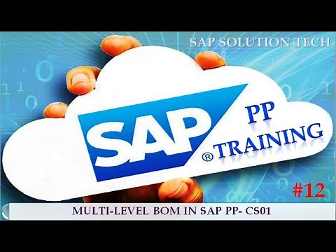 Multilevel BOM in SAP PP | CS01 | CS12