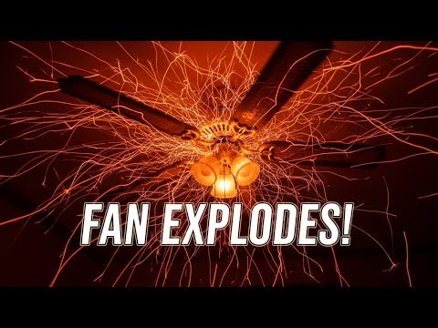 This Ceiling Fan EXPLODED! 🔥 Unbelievable Home Disaster