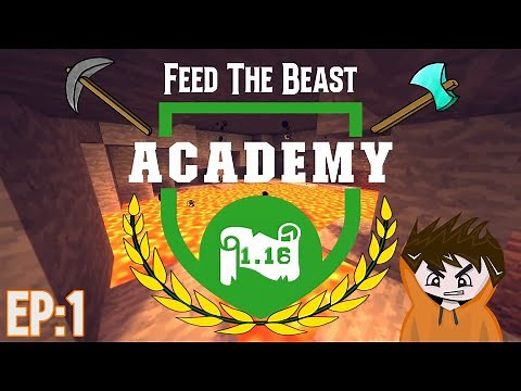 Let's Learn Modded Minecraft 1.16 #1 The Basics (FTB Academy)