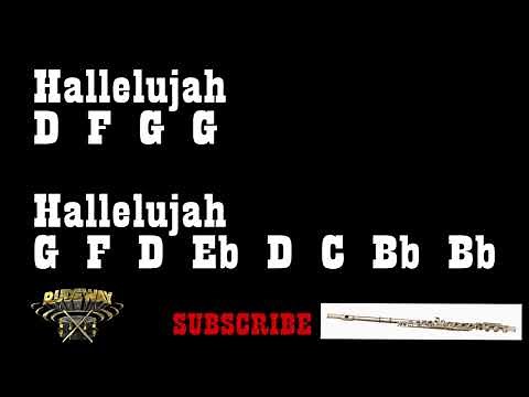 Hallelujah - Leonard Cohen (Flute Notes) {Rudeway}