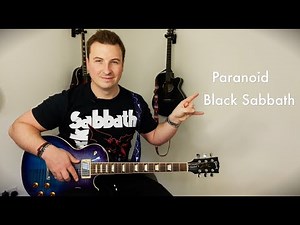 How To REALLY Play: Black Sabbath - Paranoid (full guitar lesson + solo + tutorial with tabs)