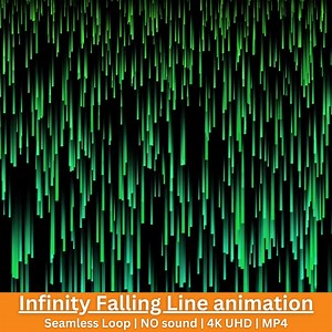 Infinity Falling Line 4K Animated Background Seamless Loop - Etsy Australia