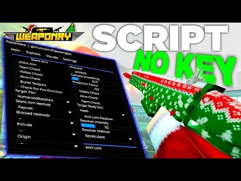 Weaponry Script Silent Aim & WALLBANG (KEYLESS)