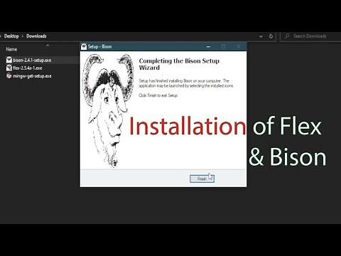 Flex and Bison Installation & Configuration (English Subtitles) | A.y. Siam | Compiler Lab | CL-00