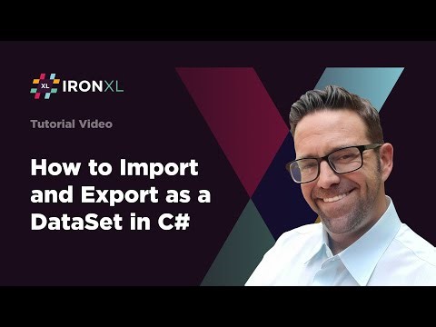 How to Import and Export as a DataSet in C# | IronXL