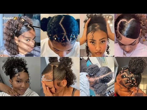 ~😍💖Cute and Easy Natural Curly hairstyles pt2🦋✨