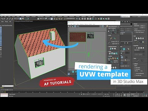 Rendering a UVW Template in 3DS Max