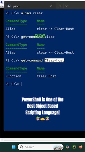 PowerShell is One of the Best Object Based Scripting Language!📚✍️📚#powershell
