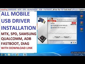 How to install all mobile flashing usb driver one click