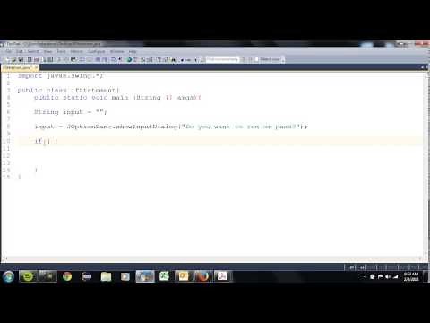 if statement with string condition