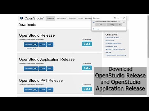 0 - Installing and Downloading OpenStudio (Getting started with OpenStudio)