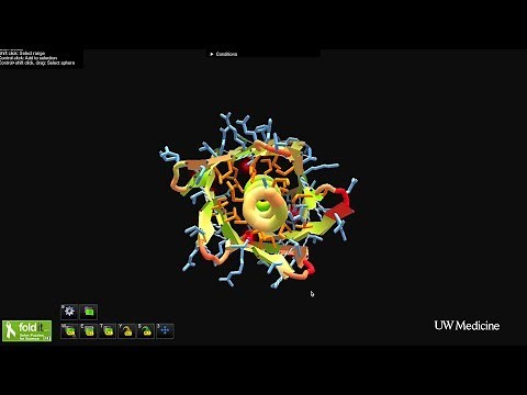 Gamers design brand new proteins using Foldit