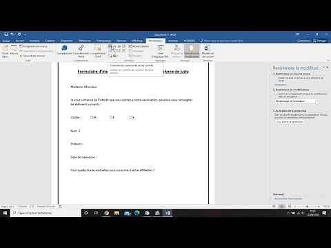 Comment réaliser un questionnaire avec Word
