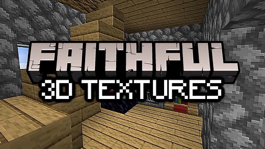 Faithful 3D Texture Pack 1.21.11 / 1.21.10 / 1.21.9 | Download