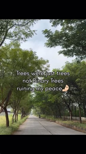 ankit.captureit on Instagram: "Trees were peace before I knew binary ones🌴🍃🥹 Computer science & Techies can relate😭🫠 . . Follow @ankit.captureit for more relatable content! . . [computer science, DSA, coding, code, student, corporate, IT, relatable, reel, viral, content, videos, reels, follow, ankitcaptureit, fyp, for you, university, MNC, TCS, software development, developers, relate, code, java] #viral #viralreels #trend #reel #india #explore #insta #fyp #nature #ankitcaptureit #relatable