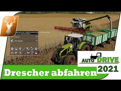 🚜 Auto Drive: Drescher abfahren // Schritt für Schritt zum AutoDrive 2021 Profi