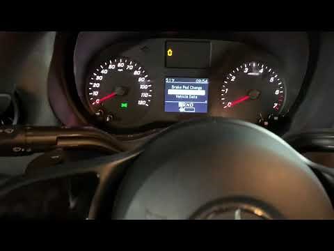 How to reset service lights Mercedes sprinter 2019-2020