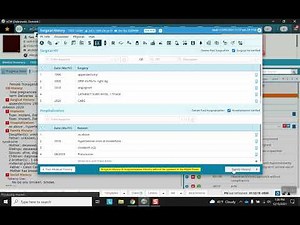 eClinical Works Tutorial: Histories and Hospitalization