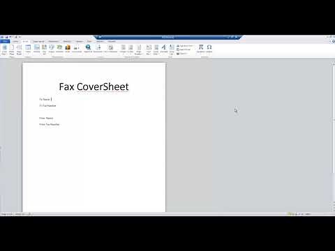 RightFax CoverSheet Training