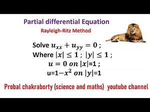 Rayleigh Ritz method (partial differential equation)